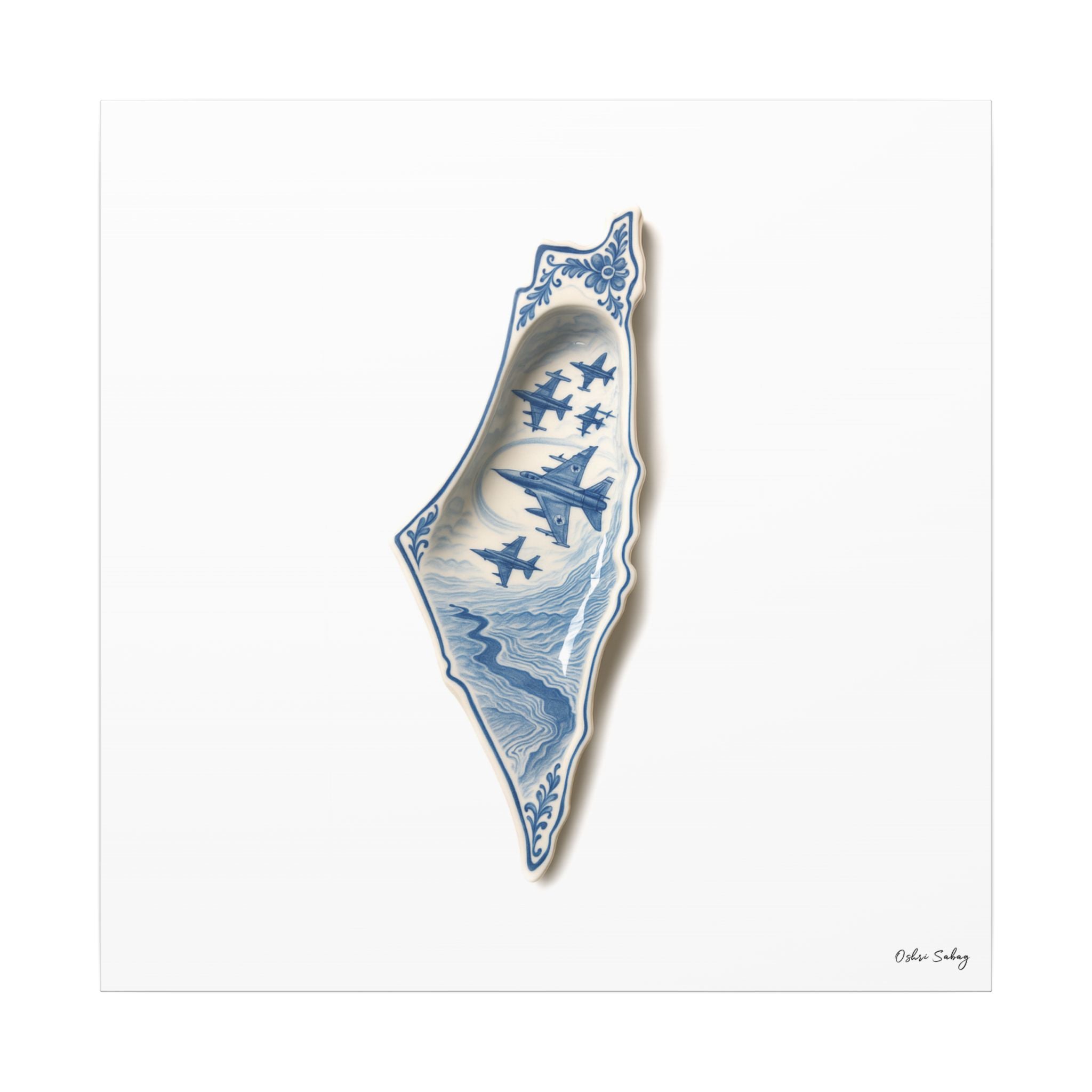 Air Defense – Israeli Air Force Jewish Wall Art Print | Framed Canvas | Oshri Sabag Studio

