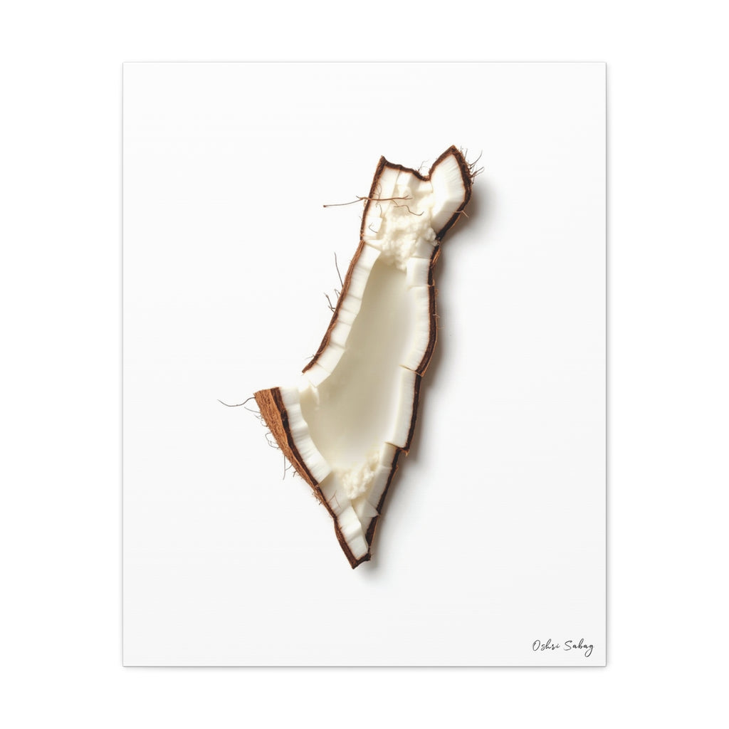 Coconut – Exotic Jewish Wall Art Print | Framed Canvas | Oshri Sabag Studio
